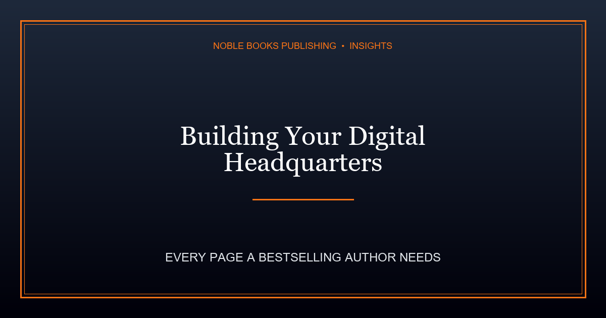 Building an Author Website: Your Digital Headquarters