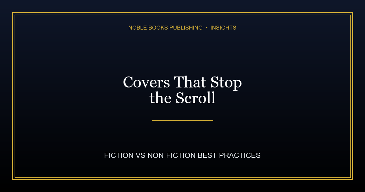 Fiction vs. Non-Fiction: Designing a Cover that Sells